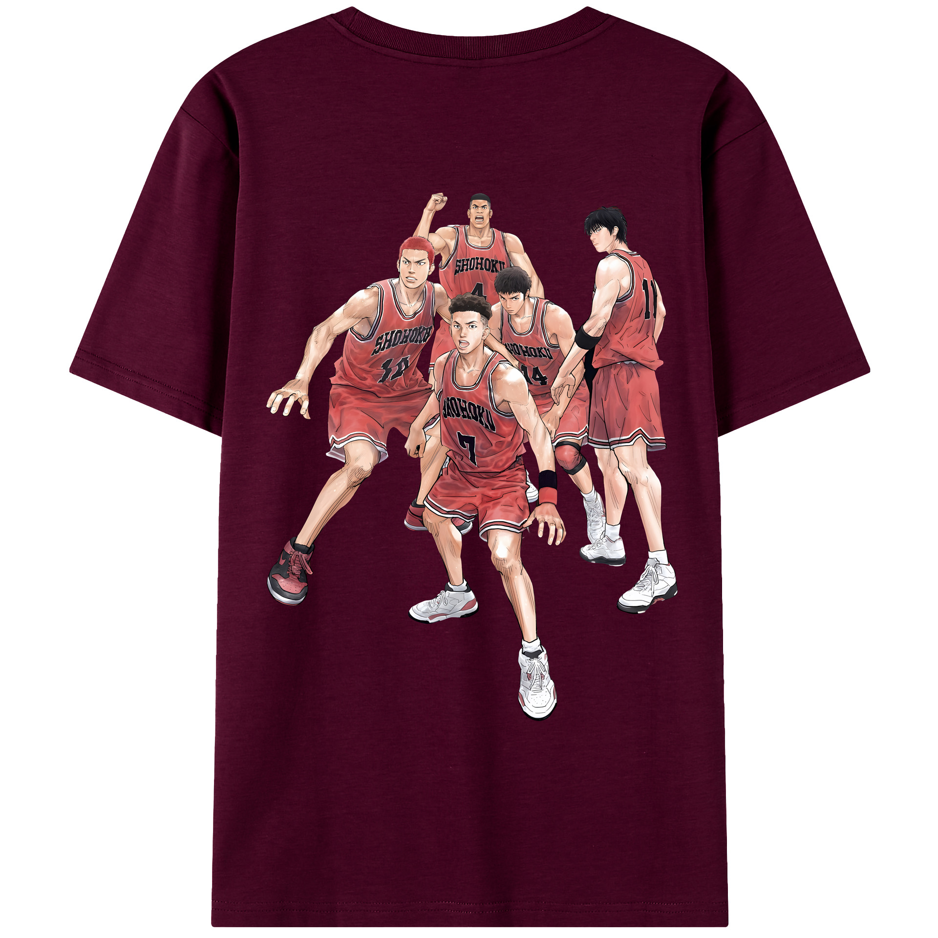 （画像用） SLAM DUNK／スラムダンク レディース半袖Tシャツ(バックプリント)